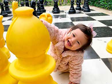 Tabuleiro de xadrez gigante - faltavam algumas peças – foto de Vassouras  Eco Resort - Tripadvisor