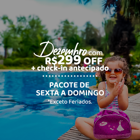 Dezembro Tropical com check-in antecipado!