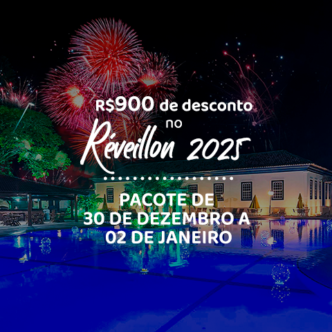 R$900 OFF para aproveitar o Réveillon